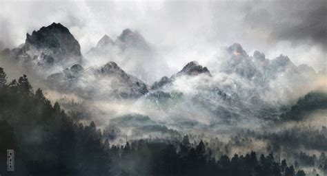  A View of Baekdu Mountain: Misty Dreamscapes and Majestic Landscapes