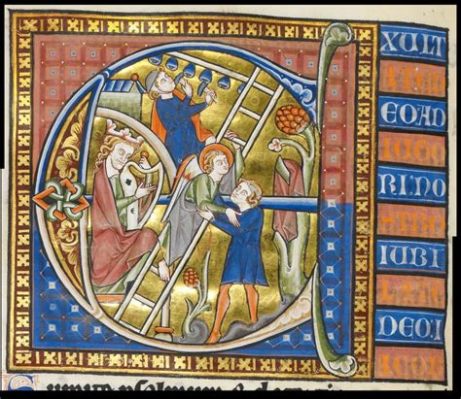 York Psalter: Uma Sinfonia de Azul e Ouro!